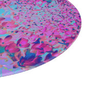 Elegant Dark Blue and Magenta Limelight Hydrangea カッティングボード (角)