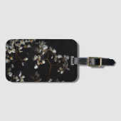 Elegant Dark Floral ラゲッジタグ (正面横)