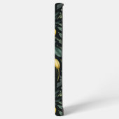 Elegant Dark Floral – Personalized Botanical Samsung Galaxyケース (左側面)