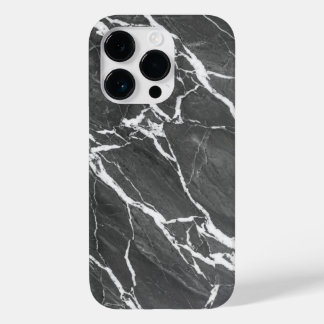 Elegant Dark Grey Marble Texture iPhone Case Case-Mate iPhone 14 Proケース