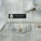 Elegant Dark Theme Employee 名札 (インサイチュ)