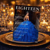 Elegant Debut 18 Birthday Invitation 招待状