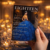 Elegant Debut 18 Birthday Invitation 招待状