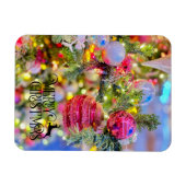 Elegant Decorated Christmas Tree Holiday マグネット (横)