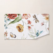 Elegant decorative floral patterned towel set  バスタオルセット (ハンドタオル)