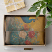 Elegant Decorative Gift Wrap Tissue Paper Peacock 薄葉紙 (ギフト)