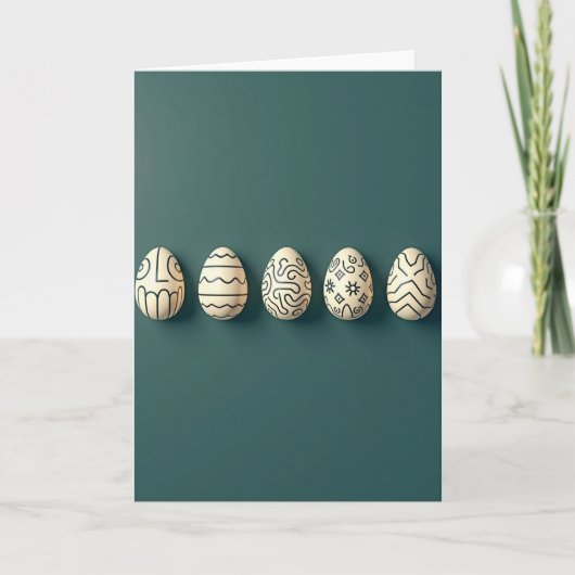 Elegant Decorative Shapes Card カード (正面)