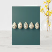 Elegant Decorative Shapes Card カード (黄色い花)