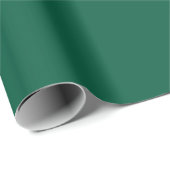 Elegant Deep Green Minimalist Wrapping Paper Roll ラッピングペーパー (ロールコーナー)
