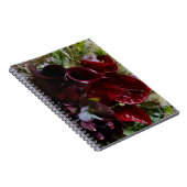 Elegant Deep Moody Burgundy Calla Lily Notebook ノートブック (右側)