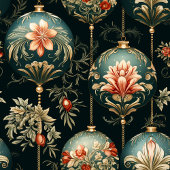 Elegant deep red & gold luxury baubles throw gift フリースブランケット