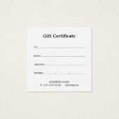 Elegant Deep Red White Beauty Salon (裏面)