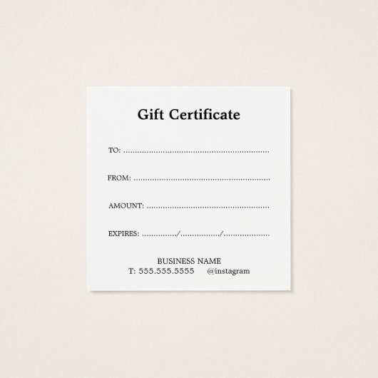 Elegant Deep Red White Beauty Salon (裏面)