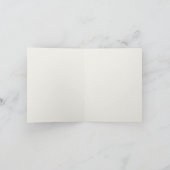 Elegant delicate floral wreath Sympathy card サンキューカード (内部)