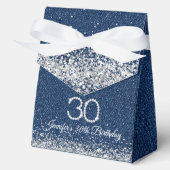 Elegant Denim & Diamonds 30th Birthday フェイバーボックス (正面)