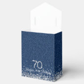 Elegant Denim & Diamonds 70th Birthday フェイバーボックス (オープン)