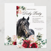 Elegant Derby Party  招待状 (正面/裏面)