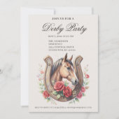 Elegant Derby Party  招待状 (正面)