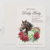 Elegant Derby Party  招待状 (正面/裏面)