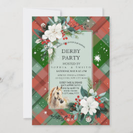 Elegant Derby Party Horse Invitation Card 招待状