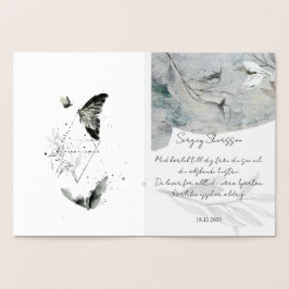 elegant design and timeless typograph 箔カード