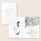 elegant design and timeless typograph 箔カード (ディスプレー)