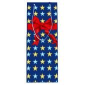 Elegant design with stars ワインギフトバッグ (裏面)