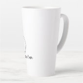 Elegant designed cushion Mug カフェラテマグ (右アングル)