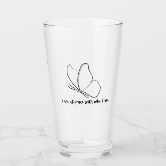 Elegant designed Glass タンブラーグラス (正面)