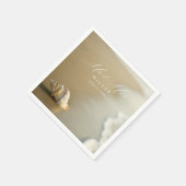 Elegant Destination Beach Wedding Reception  スタンダードカクテルナプキン (角)