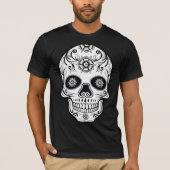 elegant Dia de los Muertos Skull |ワイシャツ Tシャツ (正面)