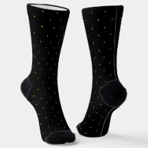 Elegant Diamond Shaped Teardrop Pattern Socks