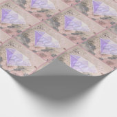 Elegant Diamond Wedding Anniversary Gift ラッピングペーパー (角)