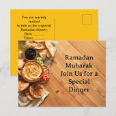 Elegant dinner invitation postcard インビテーションポストカード (正面/裏面)