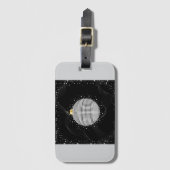 Elegant Disco Ball Christmas Ornament ラゲッジタグ (正面縦)
