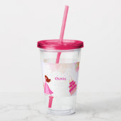 Elegant Disney princess birthday アクリルタンブラー (裏面)