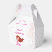 Elegant Disney princess birthday フェイバーボックス (裏面サイド)