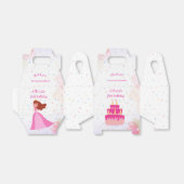 Elegant Disney princess birthday フェイバーボックス (折り畳みなし)