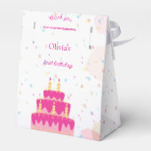 Elegant Disney princess birthday フェイバーボックス (裏面サイド)