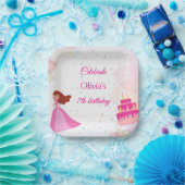 Elegant Disney princess birthday ペーパープレート (パーティー)