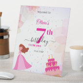 Elegant Disney princess birthday 台座サイン (インサイチュ)
