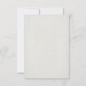 Elegant Dusty Blue Floral Wax Seal Wedding サンキューカード (裏面)