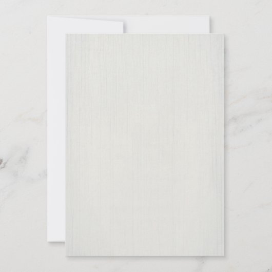 Elegant Dusty Blue Floral Wax Seal Wedding 招待状 (裏面)