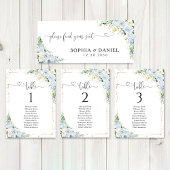 Elegant Dusty Blue Wedding Head Table Sign