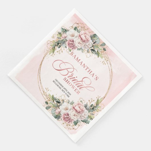 Elegant dusty pink eucalyptus greenery bridal show (コーナー)