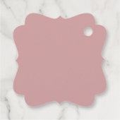 Elegant Dusty Rose Baptism  フェイバータグ (裏面)
