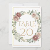 Elegant Dusty Rose Geometric Floral Watercolor 20 (裏面)