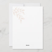 Elegant Dusty Rose Gold 80th Birthday Card シーズンカード (裏面)