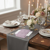 Elegant Dusty Rose Mauve Vintage Pattern Wedding 招待状ベリーバンド