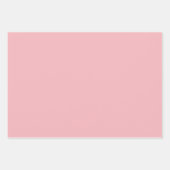 Elegant Dusty Rose Pink Rococo Revival Toile ラッピングペーパーシート (正面3)